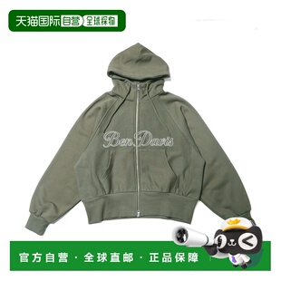 1h可退 日本直邮BEN DAVIS 女士短款全拉链连帽卫衣 BDZL43200