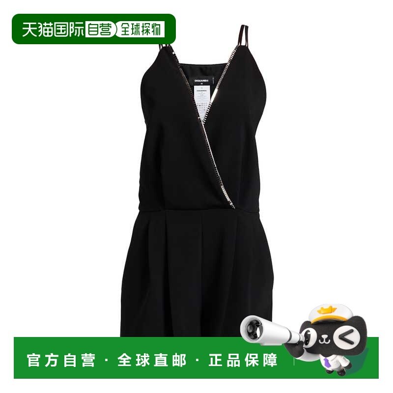 香港直邮Dsquared2 二次方 女士 Playsuits 短款连身裤吊带背带裤