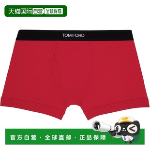 Ford 汤姆 福特 1h可退 红色平角内裤 Tom 男士 T4L 香港直邮潮奢