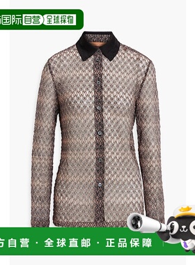 1h可退 香港直邮MISSONI 米索尼 女士 金属感钩花衬衫 DS24WJ00BR