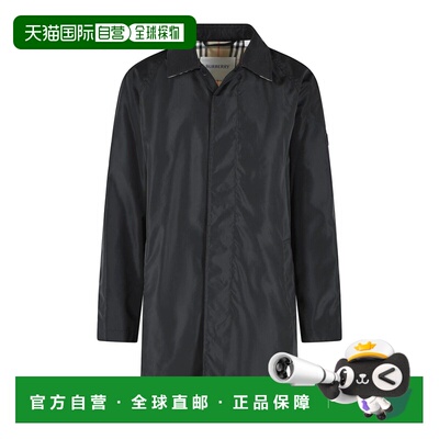 香港直邮BURBERRY 男士风衣 8123122 SS2026 黑色 Ridgewood Blac