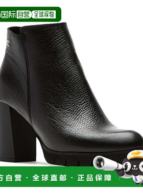 自营 La Canadienne Maya防水皮靴-黑色 美国奥莱直发女靴
