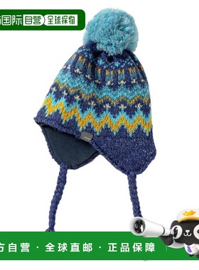 日本直邮PHENIX 少年款全年可戴护耳帽 ESG24HW92 海军蓝 [Jr] 针