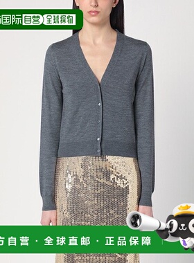 香港直邮PRADA 女士针织毛衣 P25N50OOO16SWF0480 SS2025 灰色