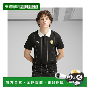 日本直邮 Ferrari 男士赛车系列高级半袖POLO衫彪马短袖男装