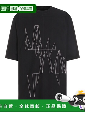 1h可退 香港直邮Moncler 盟可睐 男士 JUMBO 黑色棉质T恤 MU01F8C