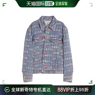 LANVIN 不对称印花夹克 朗雯 男士 Lanvin FUTURE 香港直邮潮奢