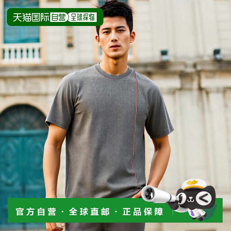 香港直邮THOM BROWNE 男士T恤 MJS252AJ0138035潮牌透气高级感