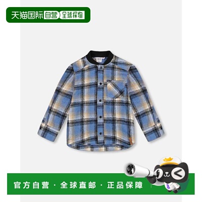 自营deux par deuxLong Sleeve Brushed Plaid Button Down Shirt