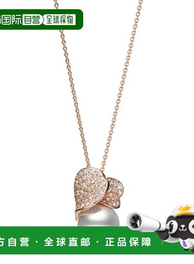 日潮跑腿Mikimoto御木本男女玫瑰金项链圆珠小众高级携带60cm珍珠