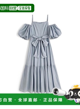 日本直邮日潮 GRL 露肩层叠裙连衣裙pm581a优雅尼龙