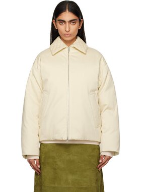 潮奢 Bottega Veneta 葆蝶家 女士 灰白色羽绒夹克 809558V1X50