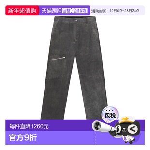 1h可退 香港直邮Represent 男士 工装裤子 MLM100356 black黑色