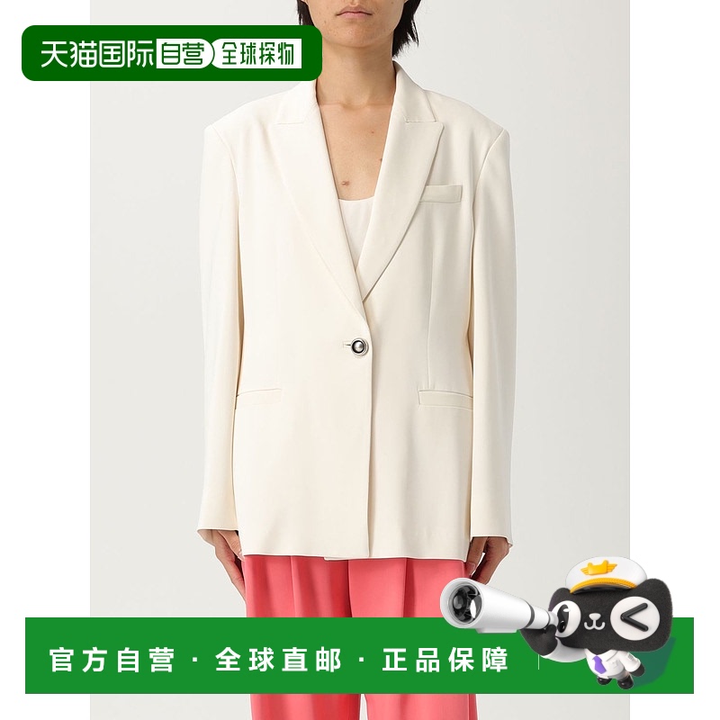1h可退 香港直邮PINKO 女士西服 104883A213Z07 SS2025 白色 Blaz