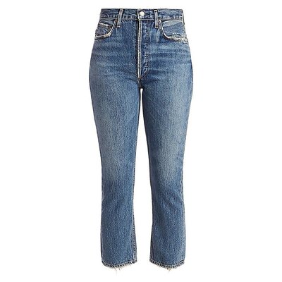 AGOLDE|Riley 中腰直筒九分牛仔裤