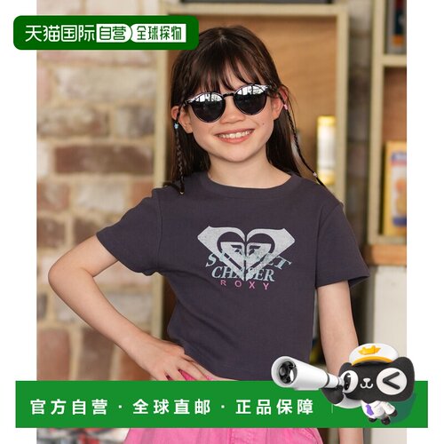 日本直邮ROXY 罗克西儿童短袖T恤短款 MINI SUNSET CHA