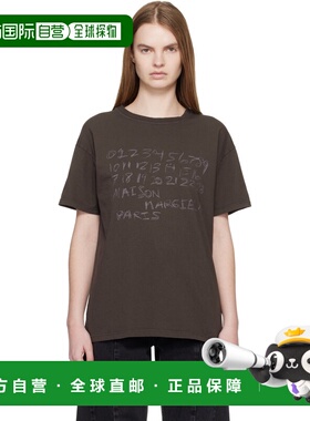 香港直邮Maison Margiela 马丁 马吉拉 女士 棕色 Numerical Cott