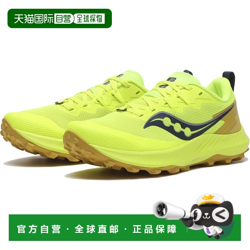 日本直邮Saucony Peregrine 14 男子越野跑鞋 [S20916-220] 柠檬