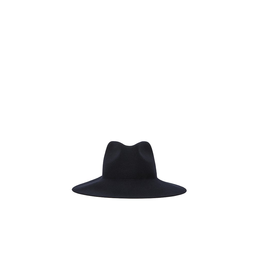 MAX MARA 女士帽子 4576044206002 AW2024 黑色 羊毛毡帽子