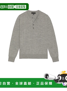 1h可退 香港直邮NILI LOTAN 男士 Wylie 毛衣 90134Y344 grey灰色