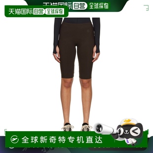 MM6 马丁 马吉拉 棕色印花短 女士 Maison 香港直邮Mm6 Margiela