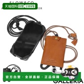 美观采用真皮材质这款 日本直邮SLOW 男女通用颈挂包时尚 轻巧便携