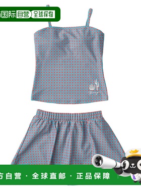 日本直邮ROXY 儿童MINI PICNIC GINGHAM上下分体式泳衣套装 [25SP