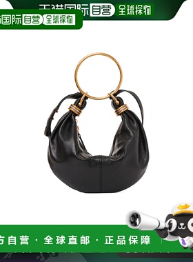 香港直邮CHLOÉ 女士斜挎包 C24AS611N72001 AW2025 黑色 小号 BRA