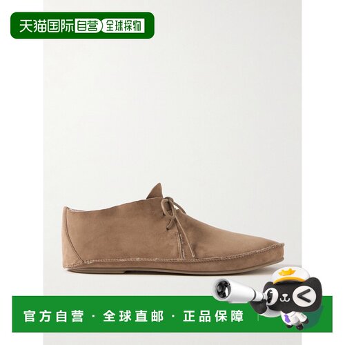 1h可退 香港直邮The Row 女士 Tyler 皮毛内里绒面革短靴 F1338SH