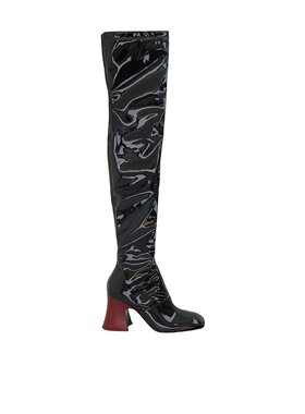 CHLOÉ 女士靴子 C25A11HSR001 AW2025 黑色 Janis长筒靴