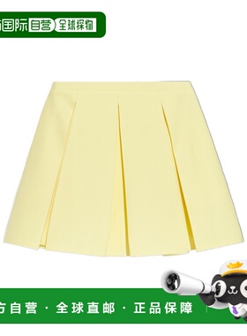 香港直邮Versace 褶饰半身裙 10195151A14428包臀裙百褶裙a字裙