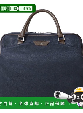 1h可退 日本直邮Capitano 男女同款 仿皮质感波形设计 Briefcase