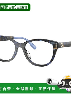 自营Tory Burch TY 2137U 2034 47mm女式枕式眼镜47mm-蓝色和乌龟