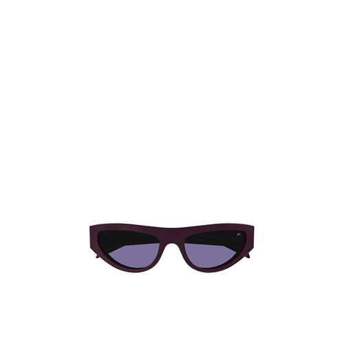 GUCCI 女士太阳镜 GG1919S007 SS2025 紫色 猫眼框太阳镜