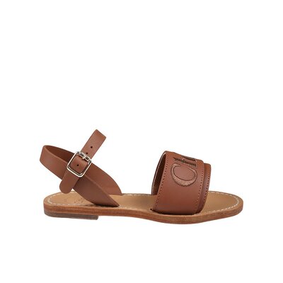 Chloe 圆头平底凉鞋 C20510