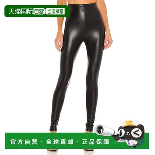 美国奥莱直发 黑色仿皮紧身裤 自营commandoPerfect Control