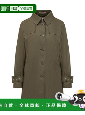1h可退 香港直邮Herno 女士 長袖紐帶風衣 GC000482D13218Z