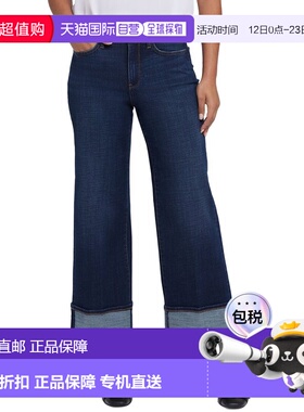 自营NYDJ Teresa Night Skies Wide Leg Jean - blue 美国奥莱直