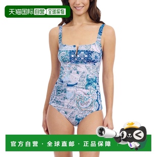 自营Profile by Gottex Karma Tankini - blue 美国奥莱直发