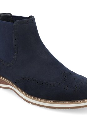 【美国奥莱】直发 Vance Co. Thorpe Wingtip 切尔西靴 - 海军蓝