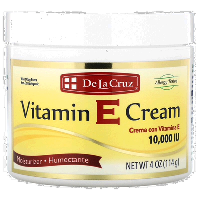 香港直邮De La Cruz面霜维生素E润肤补水保湿滋养深层锁水113g正