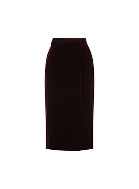 潮奢 Saint Laurent 圣罗兰 女士 天鹅绒裹裙 826769Y615W