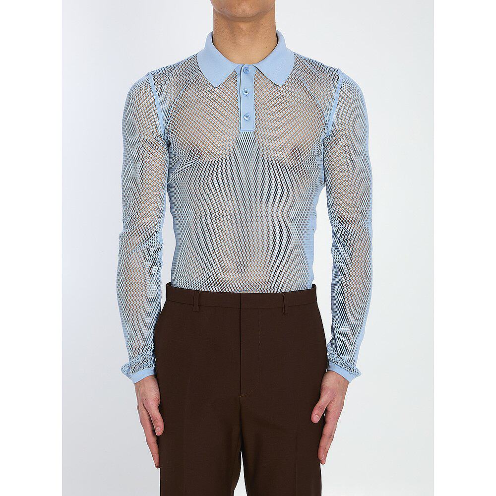 GUCCI 男士POLO衫 821084XKEPG4465 SS2025 浅蓝色