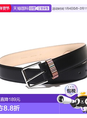 Paul Smith腰带男女同款黑色小巧M1A 4950 BMULKE 79潮流情人礼物