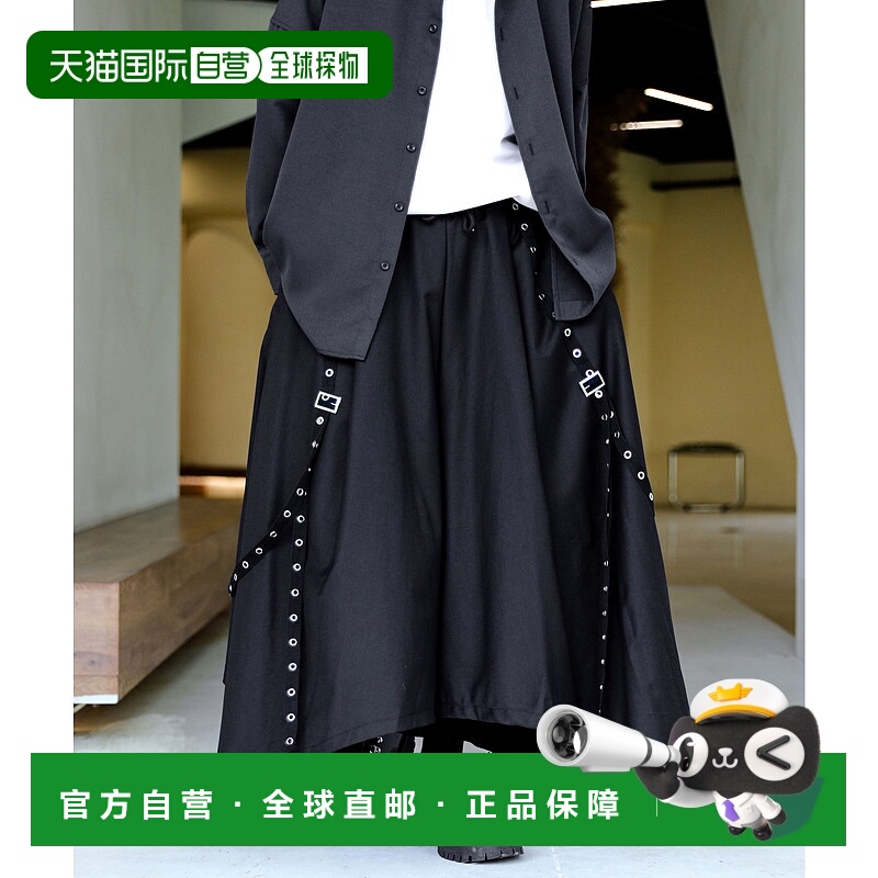 1h可退 日本直邮neos 男女宽松吊带褶皱袴裤 K872