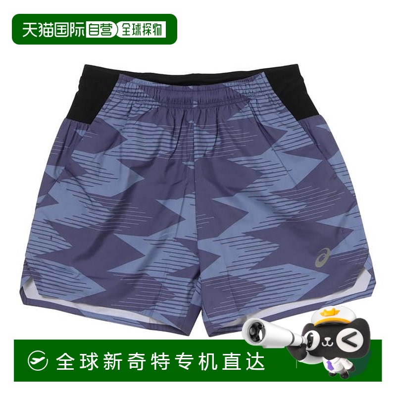日本直邮日本直邮 ASICS 男士多口袋图案5英寸短裤