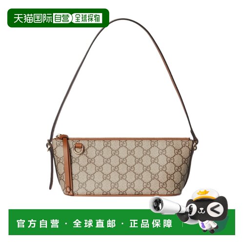 香港直邮Gucci GG Emblem小号单肩包 847281FAEUC