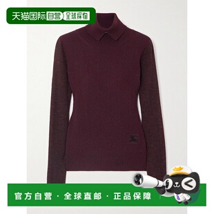 香港直邮潮奢 EKD圖案高領套頭衫 Burberry 女士 巴宝莉 1h可退
