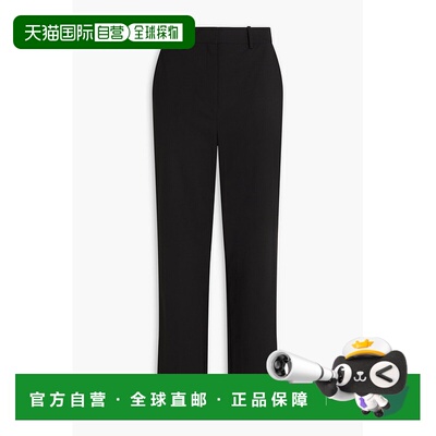 香港直邮潮奢 THEORY 希尔瑞 女士 羊毛混纺直筒裤 P0101215BLACK
