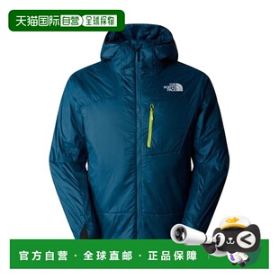 自营欧洲直邮THE NORTH FACE北面 男士蓝绿色尼龙羽绒服外套